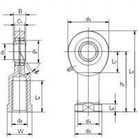 Rod End - 7 SI..ES SI..ES 2RS