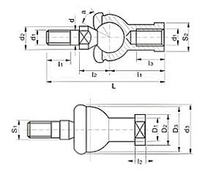 Zinc alloy ball joint-SQZ