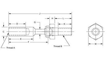 Damper Control swivel ball joints - DS