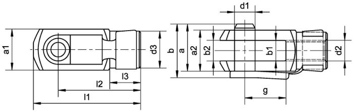 Clevis Joint DIN71751-AFKB